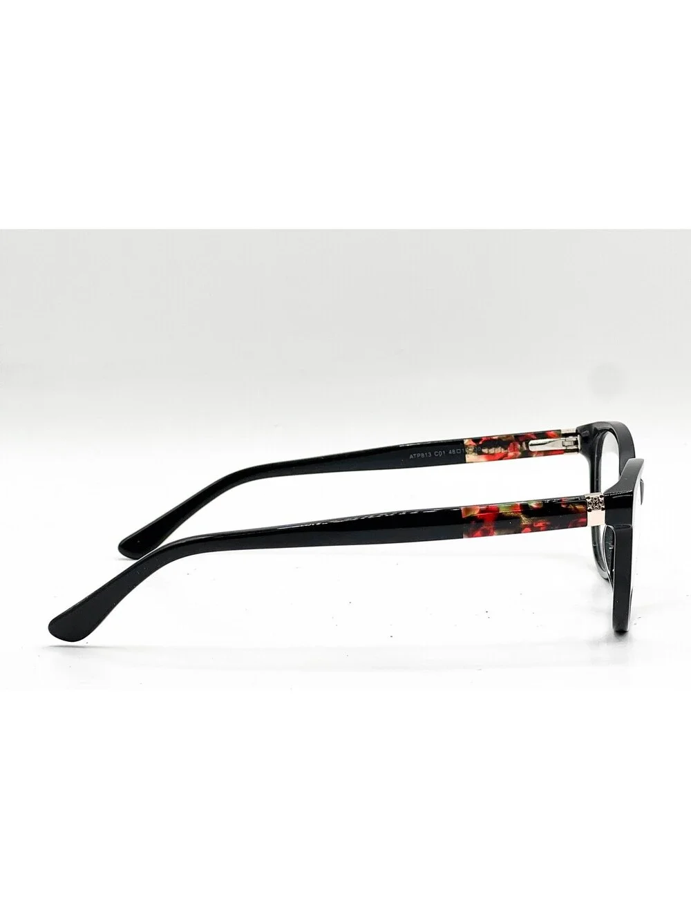 Ann Taylor Atp813 C01 Black/Red Tortoise Authentic Eyeglasses 48-15-130